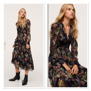 Beautiful Mango floral moody dress